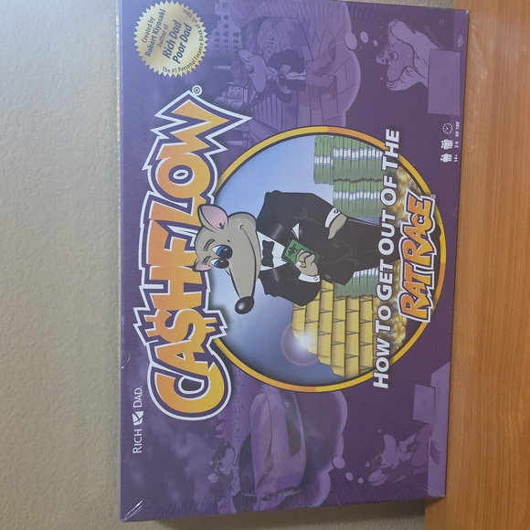NEW Factory Sealed CASHFLOW Board Game – Robert Kiyosaki Rich Dad Poor Dad